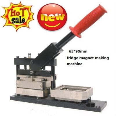 new arrive 65*90mm metal fridge magnet making machine  fridge magnet maker